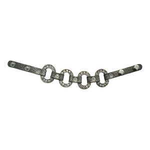 Premier Jewelry Silver Bracelet with Crystal Accents